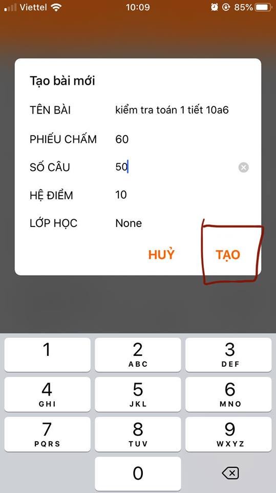 Tạo kỳ thi trong phần mềm TNMaker